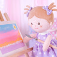 Load image into Gallery viewer, Onetoo 13 - inch Personalized Polka Dot Series Dolls Purple Girl Gifts - Gloveleya Official