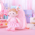 Cargar la imagen en la vista de la galería, Onetoo 9 - inch Personalized Girl Backpacks Girls Gift Polka Dot Series Dolls Backpack Pink - Gloveleya Official