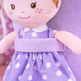 Load image into Gallery viewer, Onetoo 9 - inch Personalized Girl Backpacks Girls Gift Polka Dot Series Dolls Backpack Purple - Gloveleya Official