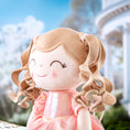 Load image into Gallery viewer, Pe Gloveleya 14 - inch Plush Girl Dolls Crown Princess Pink Baby Girl Gift - Gloveleya Official