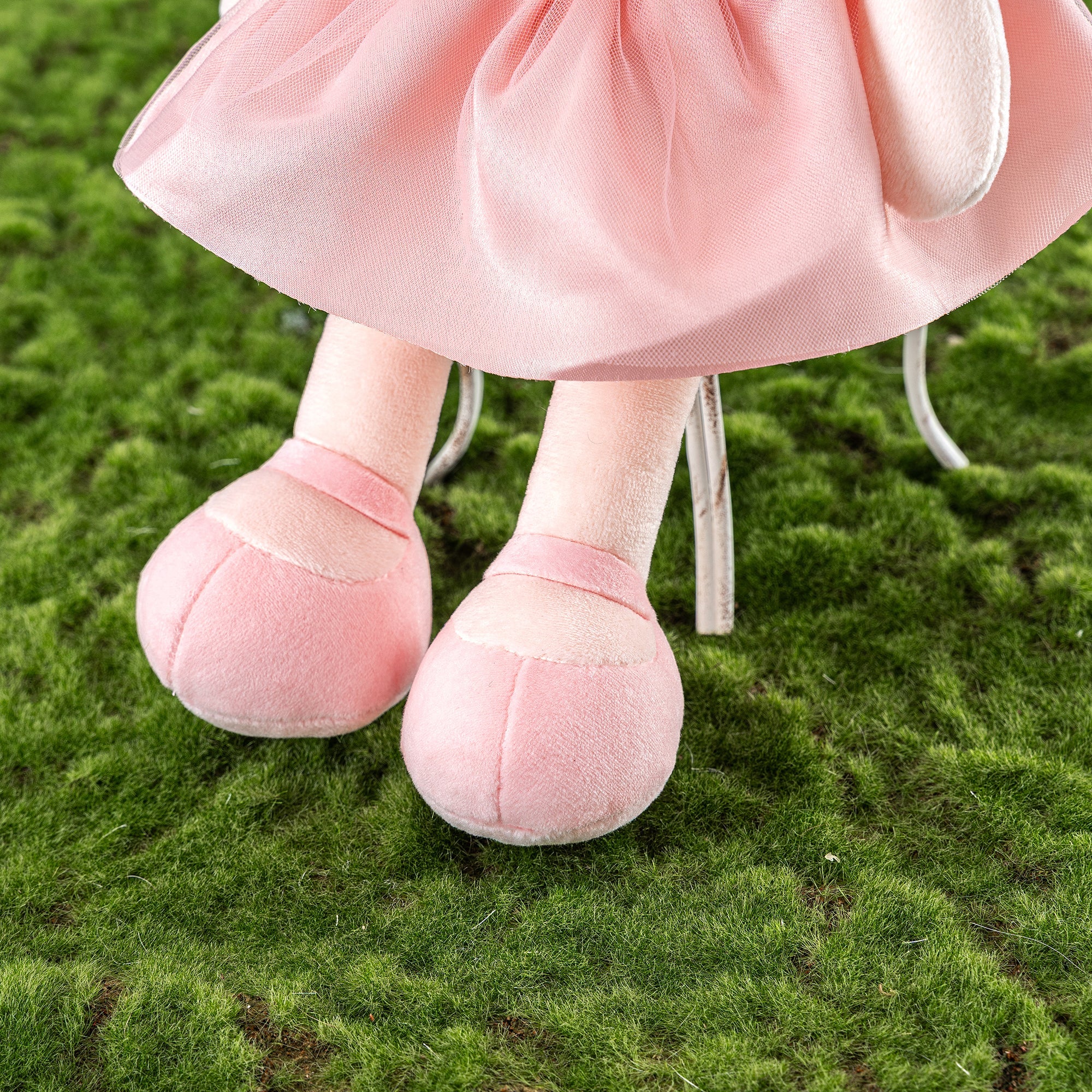 Pe Gloveleya 14 - inch Plush Girl Dolls Crown Princess Pink Baby Girl Gift - Gloveleya Official