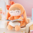 Load image into Gallery viewer, Personalization Gloveleya 12 - inch Baby Girl Gifts Plush Bunny Doll Series Orange - Gloveleya Official
