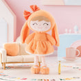 Load image into Gallery viewer, Personalization Gloveleya 12 - inch Baby Girl Gifts Plush Bunny Doll Series Orange - Gloveleya Official