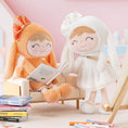 Load image into Gallery viewer, Personalization Gloveleya 12 - inch Baby Girl Gifts Plush Bunny Doll Series Orange - Gloveleya Official