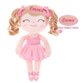 Bild in Galerie-Betrachter laden, Personalized 14 - inch Gloveleya Plush Dolls Curly Ballerina Dolls - Gloveleya Official