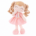 Load image into Gallery viewer, Personalized 16-inch Gloveleya Crown Princess Doll – Custom Pink Princess - Gloveleya Official