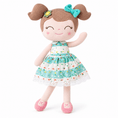 Load image into Gallery viewer, Personalized 16-inch Gloveleya Spring Girl Doll Green - Gloveleya Official