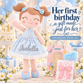 Load image into Gallery viewer, Personalized 16-inch Gloveleya Spring Girls Dolls Blue - Gloveleya Official