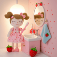 Load image into Gallery viewer, Personalized 16 - inch Gloveleya Strawberry Girl Plush doll Perfect 1st birthday gift - Gloveleya Official