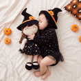 Load image into Gallery viewer, Personalized Black Witch Girl Doll – 16-Inch Halloween Gift for Girls - Gloveleya Official
