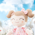 Cargar la imagen en la vista de la galería, Personalized Gloveleya 16 - inch Baby Doll Girl Gift Garden Pink Flower Girls Dolls Pink - Gloveleya Official
