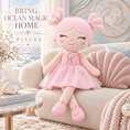 Cargar la imagen en la vista de la galería, Pisces Zodiac Doll Gift Set – 17-Inch Birthday Gift for Girls - Gloveleya Official