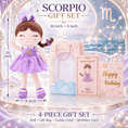 Carica l'immagine nel visualizzatore della galleria, Scorpio Zodiac Doll Gift Set – 17-Inch Birthday Gift for Girls - Gloveleya Official