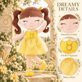 Load image into Gallery viewer, Taurus Zodiac Doll Gift Set – 17-Inch Birthday Gift for Girls - Gloveleya Official
