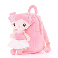 Charger l'image dans la visionneuse de la galerie, (US Only) Gloveleya 9 - inch Curl Candy Girls Doll Backpack Pink - Gloveleya Official