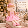 Cargar la imagen en la vista de la galería, Virgo Zodiac Doll Gift Set – 17-Inch Birthday Gift for Girls - Gloveleya Official