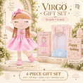 Cargar la imagen en la vista de la galería, Virgo Zodiac Doll Gift Set – 17-Inch Birthday Gift for Girls - Gloveleya Official