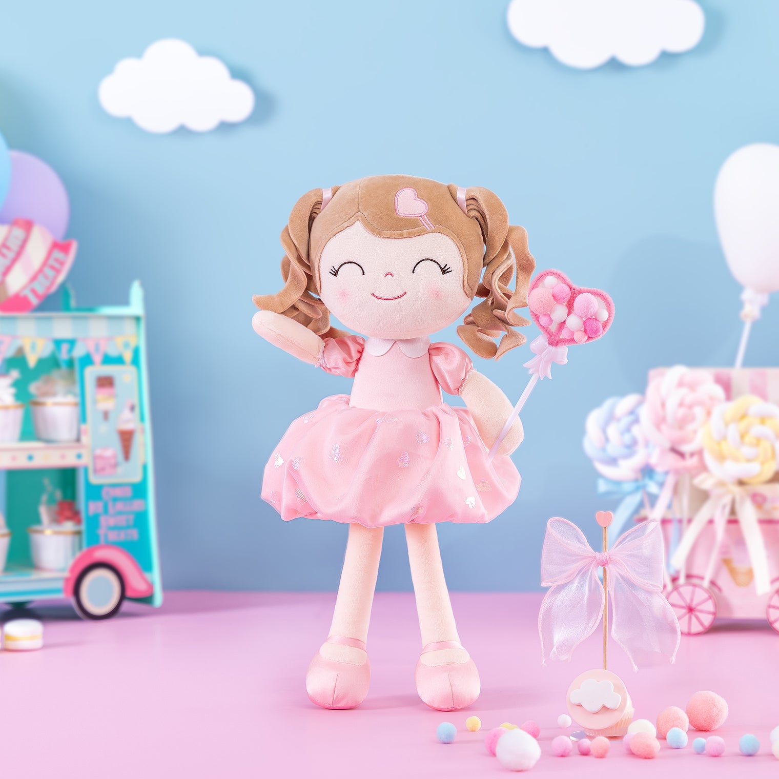 Discover the Magic of Gloveleya's Personalized Love Curly Princess Doll