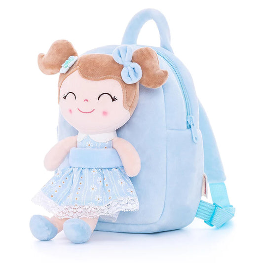 Gloveleya Personalized Baby Girl Doll Backpack