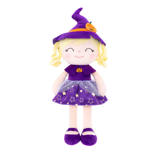 Personalized Gloveleya Halloween Witch Pumpkin Doll