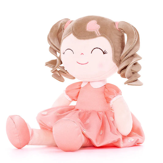 Personalized Gloveleya Heart Curly Princess Doll 