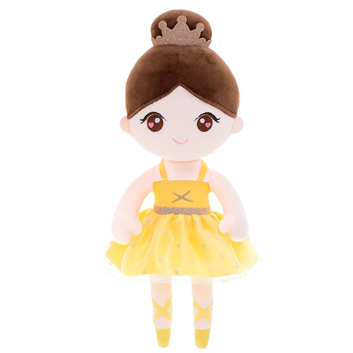 Personalized Gloveleya Spring Girl Doll - Yellow Plush Toy