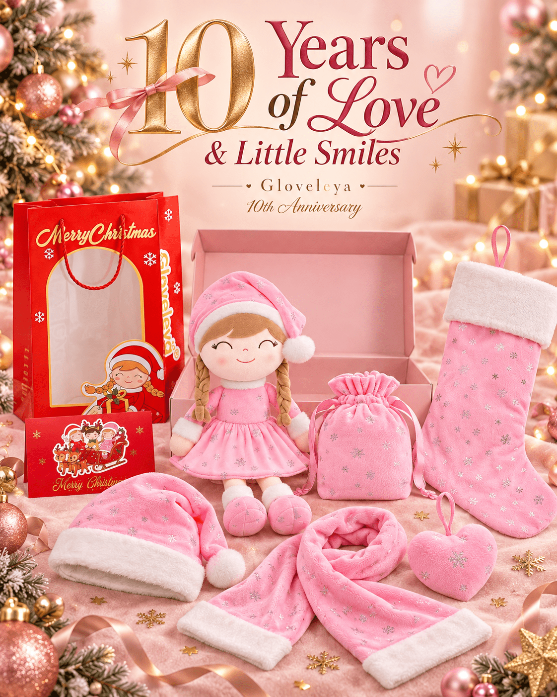 Celebrating 10 Years of Gloveleya Magic: Discover Our 2026 Christmas Doll Gift Collection - Gloveleya Official