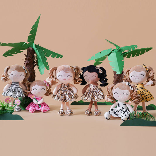 Discover the Charm of Gloveleya Personalized Curly Hair Baby Doll - Animal Series - Gloveleya Official