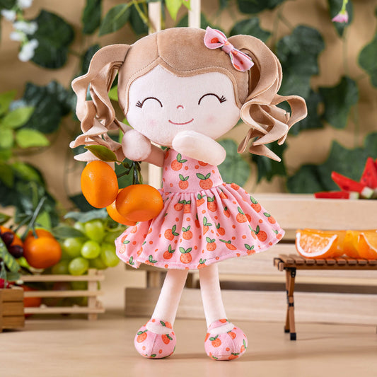 Discover the Charm of the Gloveleya Personalized Curly Hair Baby Doll - Fruit Series - Gloveleya Official