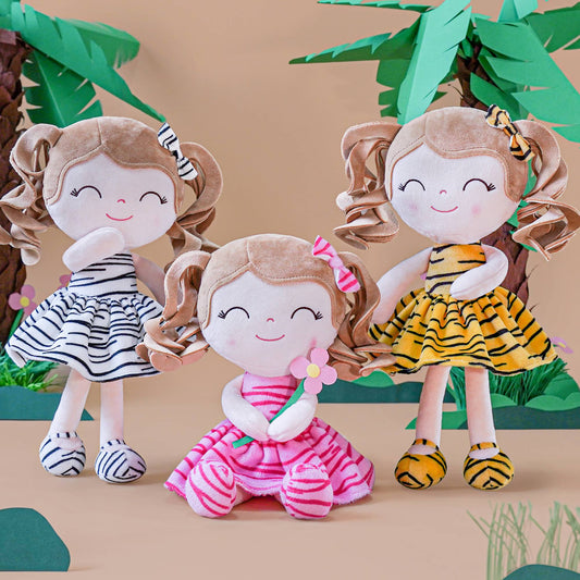 Discover the Charm of the Gloveleya Personalized Curly Hair Doll with Tiger Costume - Gloveleya Official