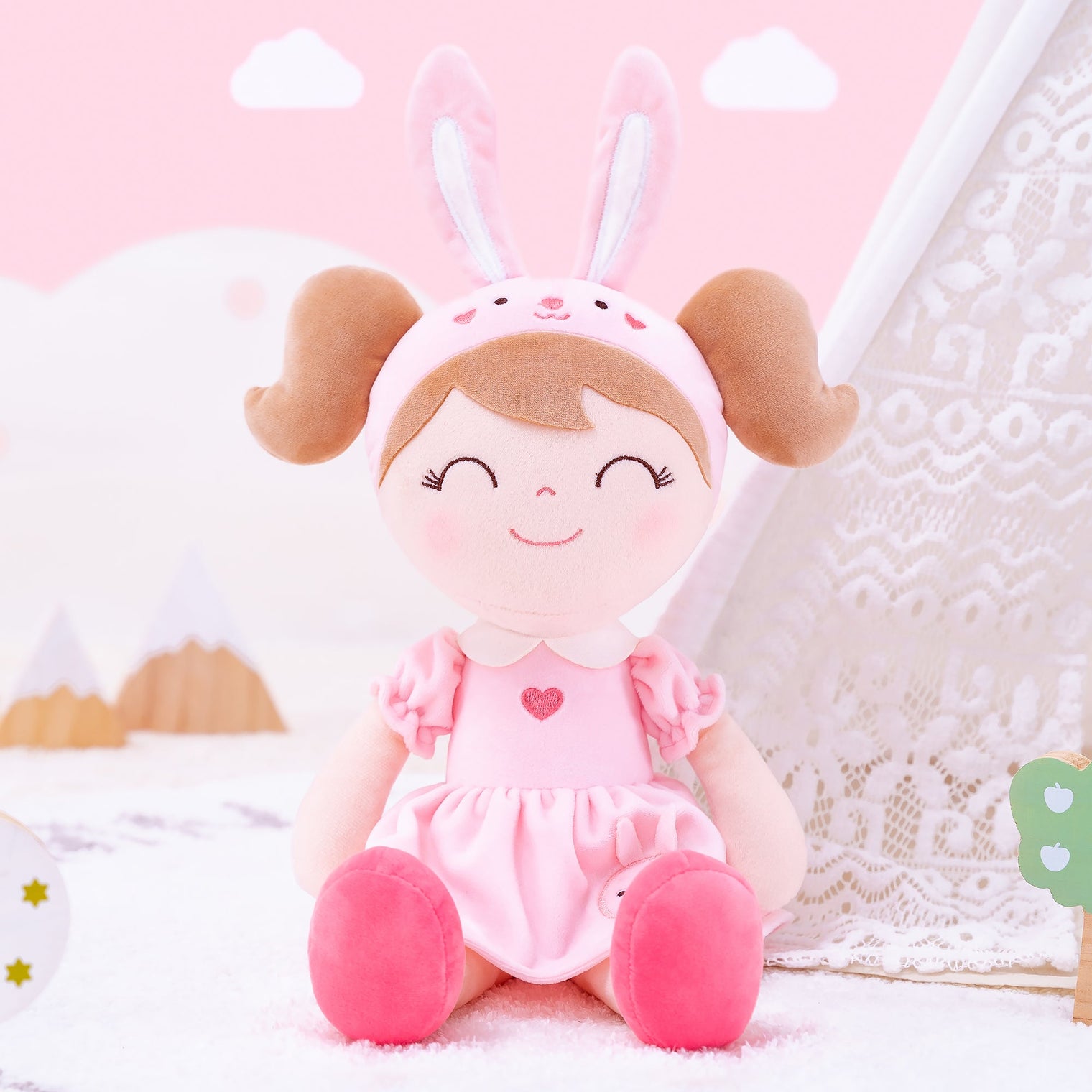 Discover the Magic of Gloveleya Personalised Forest Animal Doll Kitty - Gloveleya Official