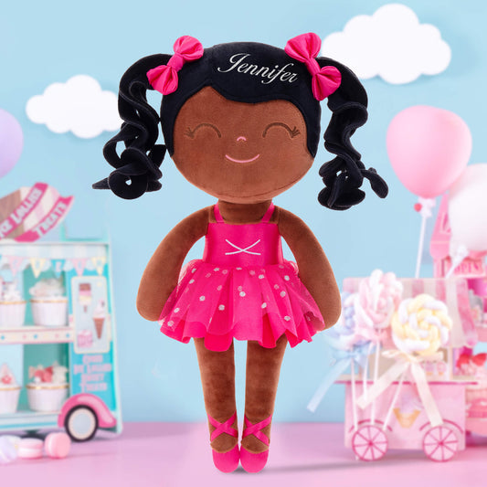 Discover the Magic of Gloveleya Personalized Curly Ballet Girl Princess Dolls - Gloveleya Official