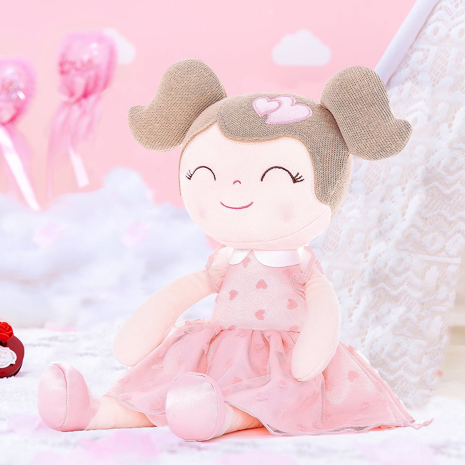 Gloveleya Flocked Heart Doll: The Perfect Custom Gift for Christmas and Birthdays - Gloveleya Official