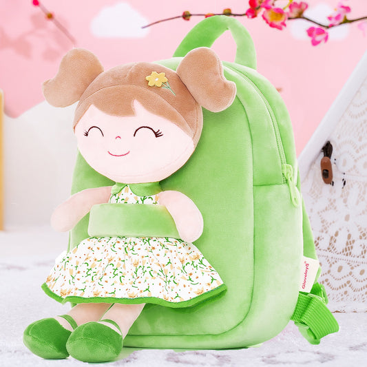 Gloveleya Flower Fairy Gril Doll Backpack-Green: The Perfect Gift for Girls Aged 2-6 - Gloveleya Official