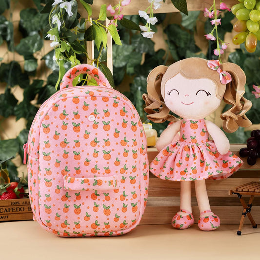 Personalized Gloveleya Curly Girl Dolls Backpack - Unique & Customizable Gifts - Gloveleya Official