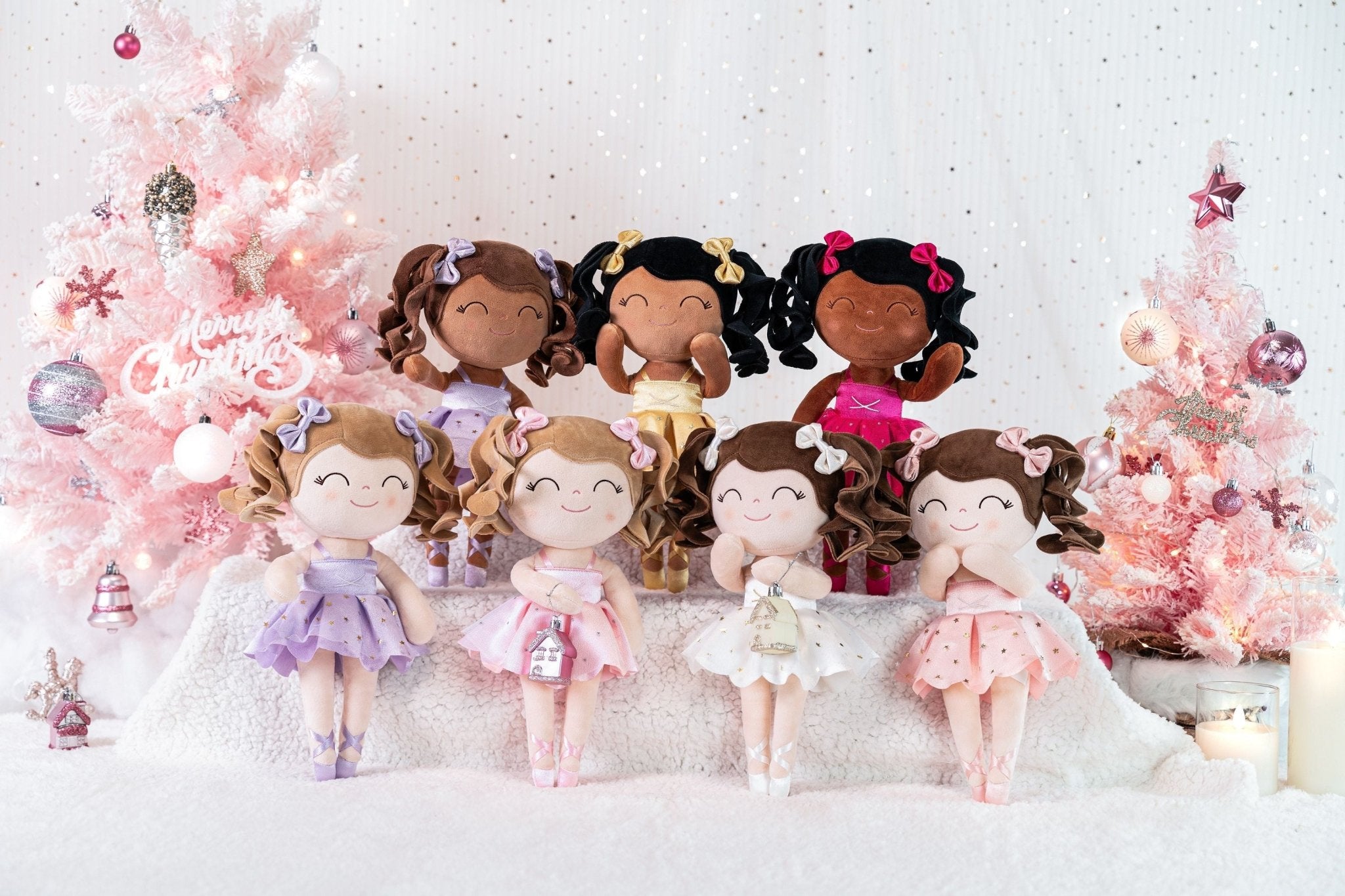 Curly Ballet Girls Dolls