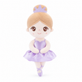 Load image into Gallery viewer, Gloveleya Personalized Ballerina Doll – 13-Inch Purple Glass Ballet
