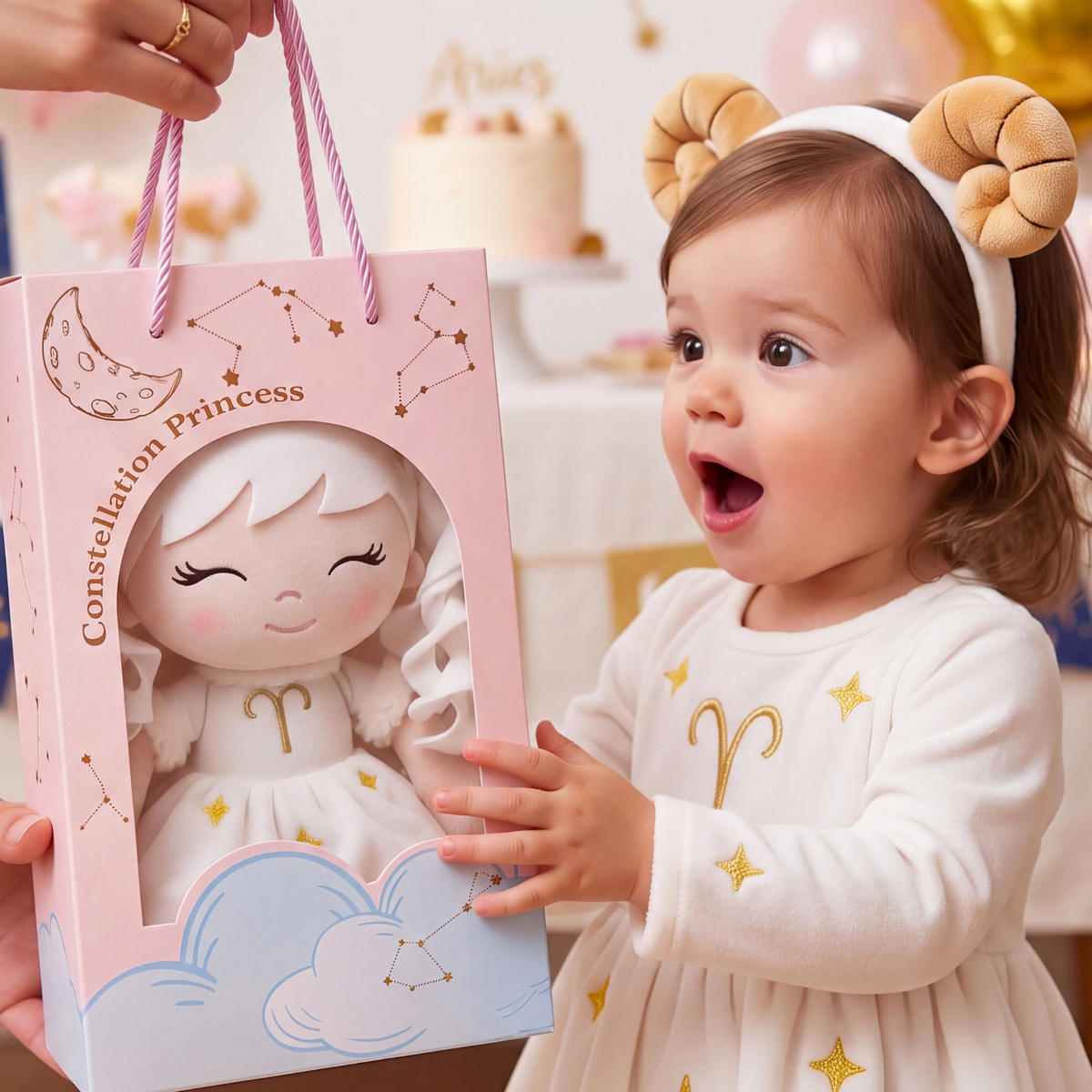 Aries Zodiac Doll Gift Set – 17-Inch Birthday Gift for Girls