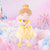 Personalisierte Gloveleya Cherry Girl Doll -Pink 36cm