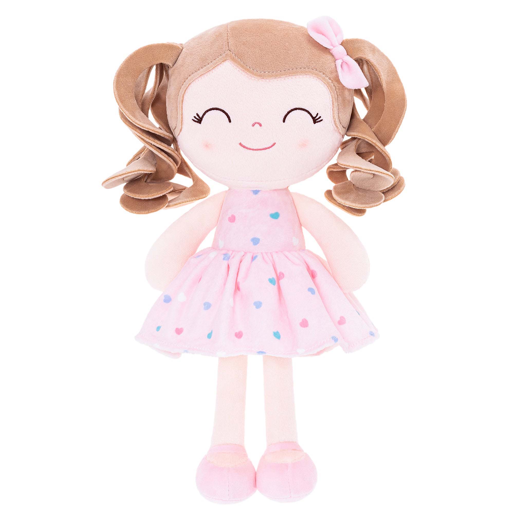 [Auto 20% Off] Personalized 12-inch Plush Baby Doll Birthday Girl Gift Idea