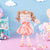 Personalized  Love Curly Princess Doll - Orange