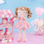 Personalized  Love Curly Princess Doll - Pink - Gloveleya Offical