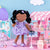 Personalized  Love Curly Princess Doll - Tanned Purple