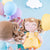 Personalized  Love Curly Princess Doll - Yellow