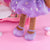 Personalized  Love Curly Princess Doll - Tanned Purple - Gloveleya Offical