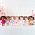Personalized Gloveleya Curly Ballet Girl Princess Dolls Pink 13 inches - Gloveleya Offical