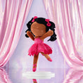 Load image into Gallery viewer, Personalized 14-inch Gloveleya Plush Dolls Curly Ballerina Dolls
