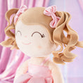 Load image into Gallery viewer, Personalized 14-inch Gloveleya Plush Dolls Curly Ballerina Dolls
