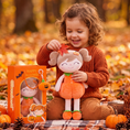 Cargar la imagen en la vista de la galería, Personalized Halloween Doll Gift Set – Custom Pumpkin Doll & Witch Doll
