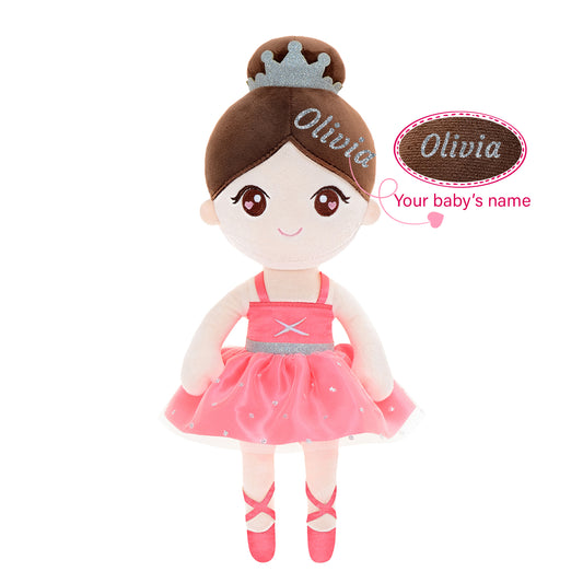 Gloveleya 13-inch Personalized Plush Dolls Ballerina Series Ballet Dream